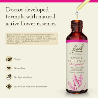Foto 2 | Foto 2 | Esencia Floral Bach Original De Castaña Dulce 20 Ml Vegana - Venta Internacional.