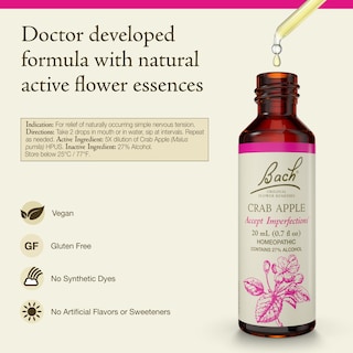 Foto 2 | Foto 2 | Flower Essence Bach Original Crab Apple 20 Ml Vegano Sin Gluten - Venta Internacional.