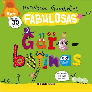 Foto 1 | Foto 1 | Libro Monstruo Garabatos, Fabulosas Garabatinas (con Pegatinas)