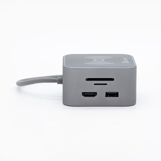 Foto 1 | Foto 1 | Docking Station Getttech Adaptador Ghw-69401 Thunderbolt color Gris Rj45/Pd/Tf/Sd/USB/Hdmi con Cargador Inalámbrico