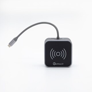 Foto 2 | Foto 2 | Docking Station Getttech Adaptador Ghw-69401 Thunderbolt color Gris Rj45/Pd/Tf/Sd/USB/Hdmi con Cargador Inalámbrico