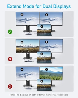 Foto 7 | Foto 7 | Hub Usb-c Anker De Doble Pantalla 10 En 1 Hdmi 4k @30hz Vga 1080p - Venta Internacional.