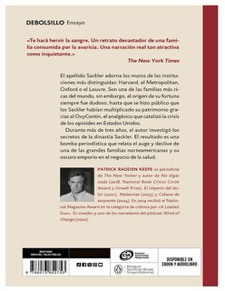 Foto 3 | Foto 3 | Libro El Imperio Del Dolor Editorial De Bolsillo Autor Patrick Radden Keefe