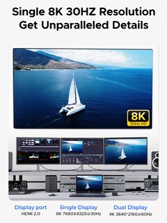 Foto 5 | Foto 5 | Hub Usb4 Orico De 5 Puertos, 40 Gbps Con Carga Dc De 85 W Para Mac/windows - Venta Internacional.