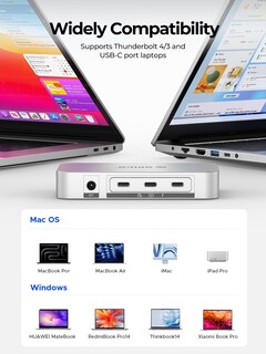 Foto 7 | Foto 7 | Hub Usb4 Orico De 5 Puertos, 40 Gbps Con Carga Dc De 85 W Para Mac/windows - Venta Internacional.