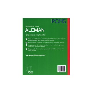 Foto 3 | Foto 3 | Diccionario Visual Alemán-Español Pons Rústica color Anaranjado