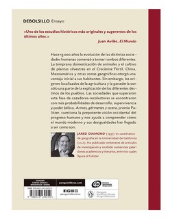 Foto 2 | Foto 2 | Armas, Gérmenes y Acero Editorial Debolsillo Autor Jared Diamond