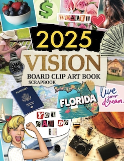 Foto 1 | Foto 1 | Libro De Imágenes Prediseñadas Scrapbook Vision Board 2025 Con Positive Affirm - Venta Internacional.