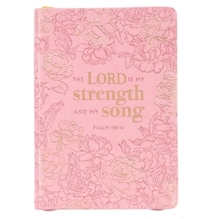 Foto 1 | Foto 1 | Journal Christian Art Gifts De Piel Sintética Clásica Con Estampado Floral Rosa - Venta Internacional.