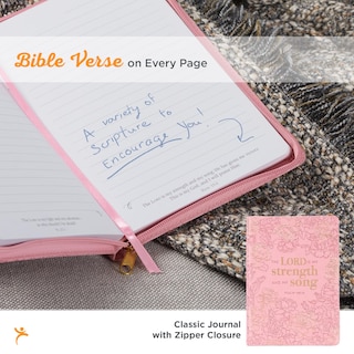 Foto 2 | Foto 2 | Journal Christian Art Gifts De Piel Sintética Clásica Con Estampado Floral Rosa - Venta Internacional.