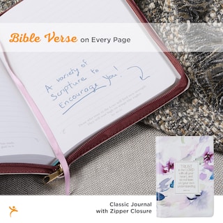 Foto 2 | Foto 2 | Journal Christian Art Gifts De Cuero Vegano Morado Con Cremallera - Venta Internacional.