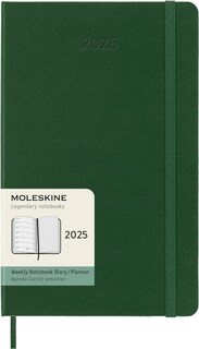 Foto 1 | Foto 1 | Planificador Moleskine Classic Semanal Para 12 Meses De 2025, Color Verde Mirto - Venta Internacional.