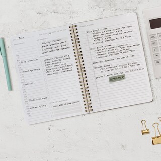 Foto 7 | Foto 7 | Cuaderno Planificador Diario Zicoto Con Horario Horario Color Verde - Venta Internacional.
