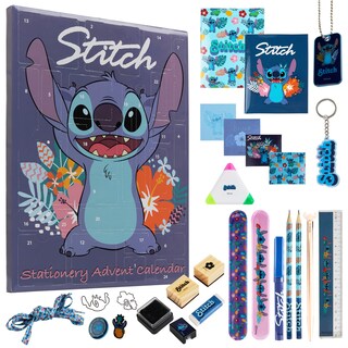 Foto 1 | Foto 1 | Calendario De Adviento Disney Stitch 2024 Con Papelería Y Accesorios - Venta Internacional.