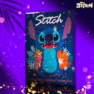 Foto 2 | Foto 2 | Calendario De Adviento Disney Stitch 2024 Con Papelería Y Accesorios - Venta Internacional.