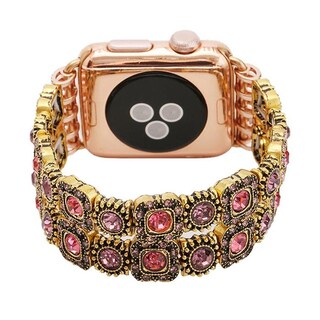 Foto 1 | Foto 1 | Correa para Apple Watch Mapletree Metálico con Pedrería Rosa