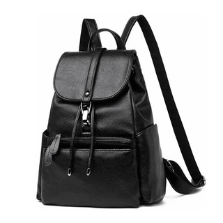 Foto 1 | Foto 1 | Mochila Impermeable Antirrobo de Cuero color Negro