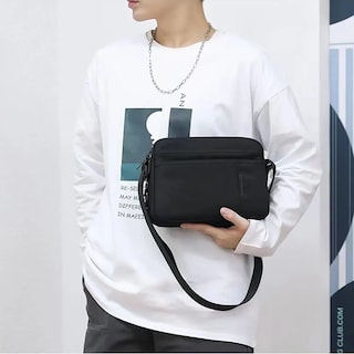 Foto 2 | Foto 2 | Bolsa Bandolera Malubero color Negro Multifunción de Nailon para Hombre