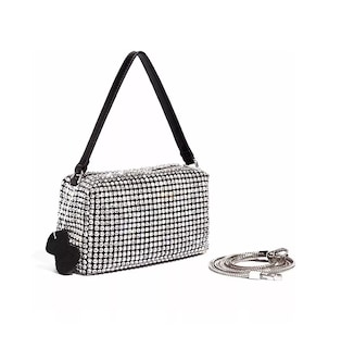 Foto 1 | Foto 1 | Bolsa Bandolera Belug con Brillantes color Plata para Mujer