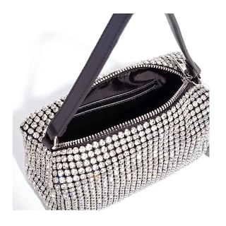 Foto 3 | Foto 3 | Bolsa Bandolera Belug con Brillantes color Plata para Mujer