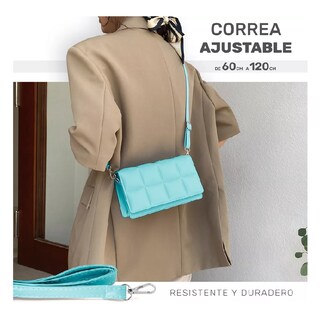 Foto 3 | Foto 3 | Bolsa Crossbody BELUG Bandolera Mensajera Dama Azul