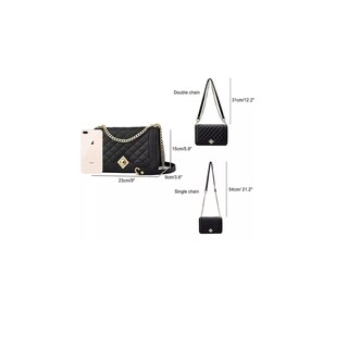 Foto 2 | Foto 2 | Bolsa Bandolera De Mujer Con Cadena De Metal, Negro