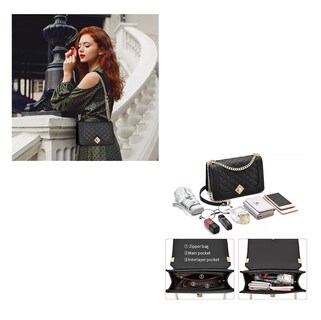 Foto 3 | Foto 3 | Bolsa Bandolera De Mujer Con Cadena De Metal, Negro