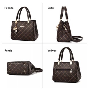 Foto 3 | Foto 3 | Bolsa Bandolera Belug Marrón para Mujer