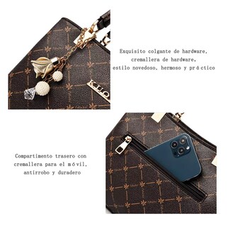 Foto 4 | Foto 4 | Bolsa Bandolera Belug Marrón para Mujer