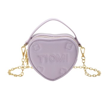 Foto 1 | Foto 1 | Bolso Cruzado Forma de Corazón Morado