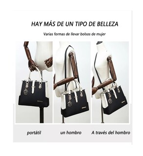 Foto 4 | Foto 4 | Bolsa Belug Negra para Mujer
