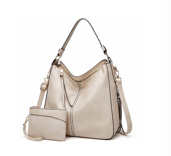 Foto 1 | Foto 1 | Set 2 Bolsas De Mano Beige