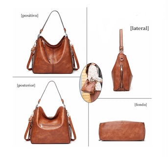 Foto 3 | Foto 3 | Set 2 Bolsas De Mano Beige