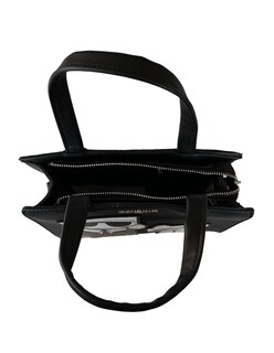 Foto 4 | Foto 4 | Bolsa Tote Negra de Cuero Karl Lagerfeld París