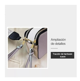 Foto 5 | Foto 5 | Bolsa Bandolera de Hombro Gris Oscuro para Mujer