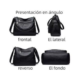 Foto 2 | Foto 2 | Bolso Para Mujer Casual De Nueva Moda Para Bandolera Cruzada Negro