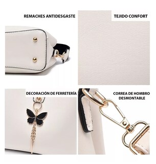 Foto 4 | Foto 4 | Bolsa Bandolera Belug Blanca