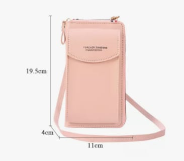 Foto 2 | Foto 2 | Bolso Bandolera Xtellar Para Teléfono, Monedero Y Cartera Color Rosa