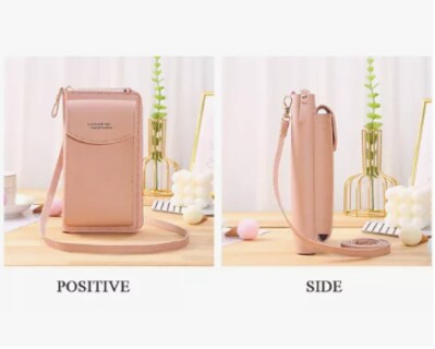 Foto 3 | Foto 3 | Bolso Bandolera Xtellar Para Teléfono, Monedero Y Cartera Color Rosa