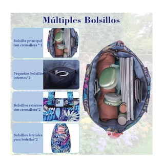 Foto 5 | Foto 5 | Bolsa De Mujer Belug Bag Hojas Multicolor