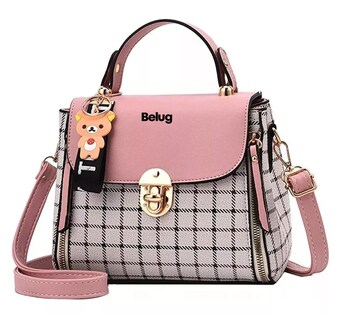 Foto 1 | Foto 1 | Bolso Antirrobo De Hombro Belug Rosa Para Mujer