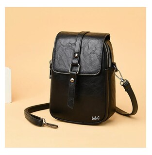 Foto 3 | Foto 3 | Bolso Para Mujer Cartera Bandolera De Moda Para Celular Negro