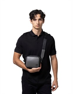 Foto 5 | Foto 5 | Bandolera Crossbody Boroni Negro Correa Ajustable