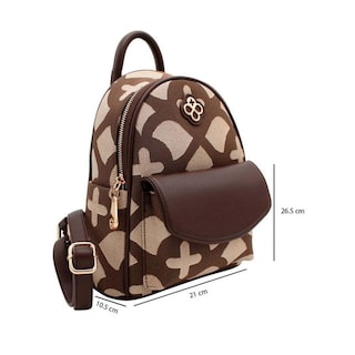 Foto 4 | Foto 4 | Mochila Jaime Ibiza Ji 2531 Jacquard Chocolate Latidos 2024 Chocolate