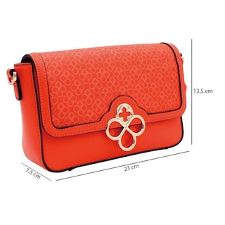 Foto 4 | Foto 4 | Bolso Jaime Ibiza Modelo Ji 2439 Color Naranja Lazos 2024 Naranja