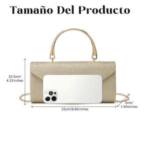 Foto 2 | Foto 2 | Bolso Xtellar Crossbody Bandolera Mujer Para Fiesta Con Cadena Moda