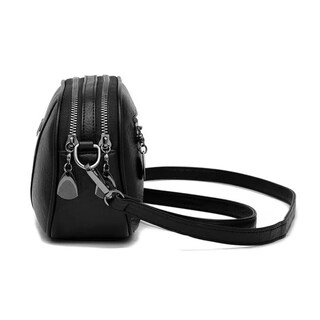 Foto 2 | Foto 2 | Bolsa Bandolera De Cuero Blando Belug Negro Para Mujer Crossbody