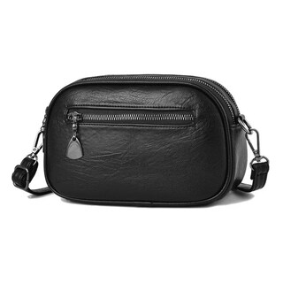 Foto 3 | Foto 3 | Bolsa Bandolera De Cuero Blando Belug Negro Para Mujer Crossbody