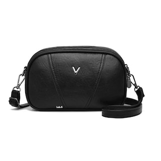 Foto 1 | Foto 1 | Bolsa Bandolera De Cuero Blando Lab.g Negro Para Mujer Crossbody