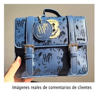 Foto 5 | Foto 5 | Mariconera Bolsa Horry Potter Cross Body Bolsa Dama Belug, Azul Rey